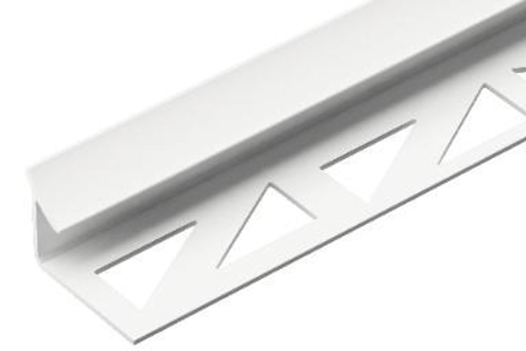 Profil do glazury PVC wewnętrzny szeroki 9mm Cezar Biały Zdjęcie produktu 