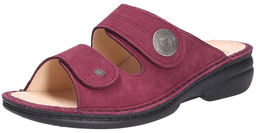 Finn Comfort Damen Pantolette SANSIBAR rot Größe EUR 37 Produktbild 