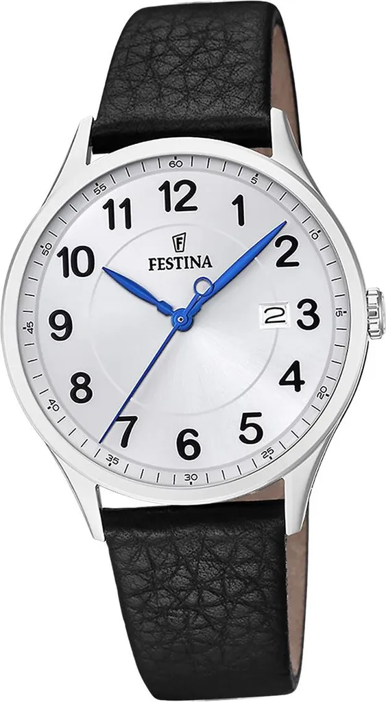 Festina F20689/1 Orologio Classico Uomo Pelle Nera | Prezzo Speciale