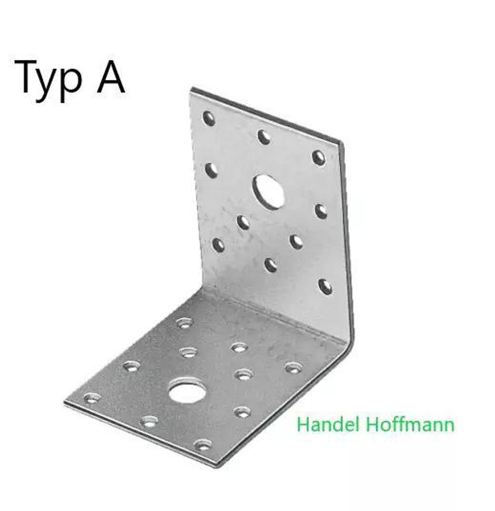 Winkelverbinder Typ A 90 x 90 x 40 50 Stück
