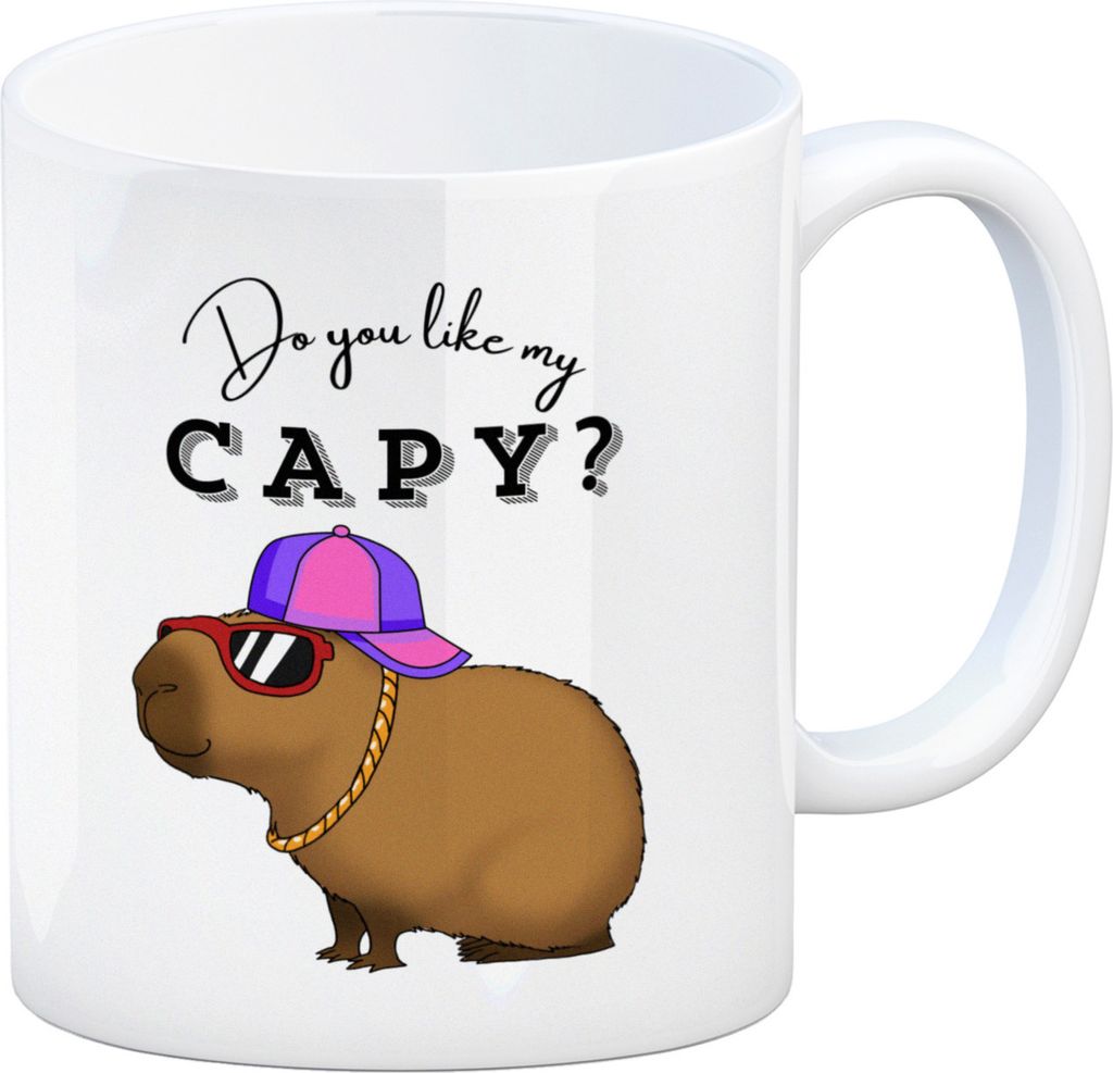 Do you like my Capy? Capybara Kaffeebecher