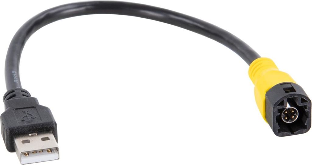 Adaptateur USB VW différents véhicules LVDS jaune>USB-A Image du produit 