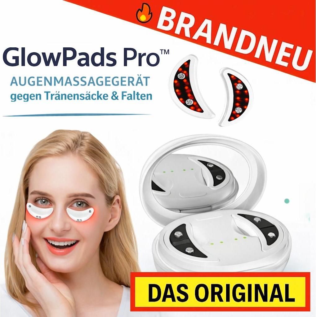 GlowPads Pro™ Augenpads Augenmassagegerät bei Augenringe, Produktbild 