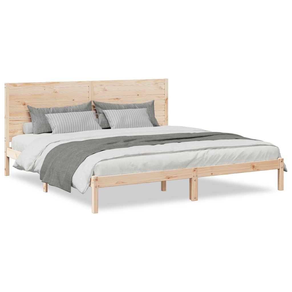 Massivholzbett Extra Lang ohne Matratze 180x220 cm