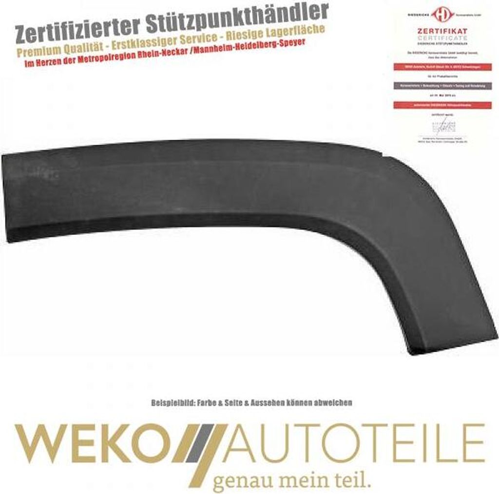 Verbreiterung Kotflügel hinten links DIEDERICHS 2660067 für JEEP