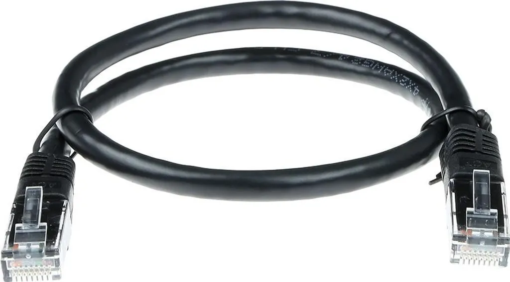 Cavo Patch 10m Cat6a U/UTP ACT IB3510 Nero - Qualità Professionale - 2