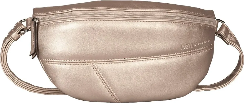 Sac banane TOM TAILOR Denim Milla platine or : l'accessoire chic brillant