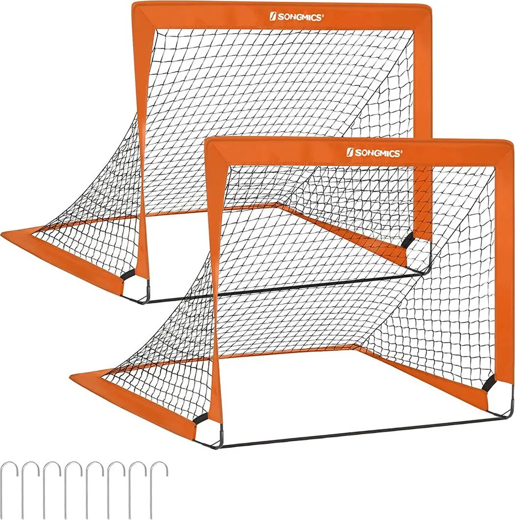 Cages de foot enfants 2 pièces pop-up - Mini but de football de jardin