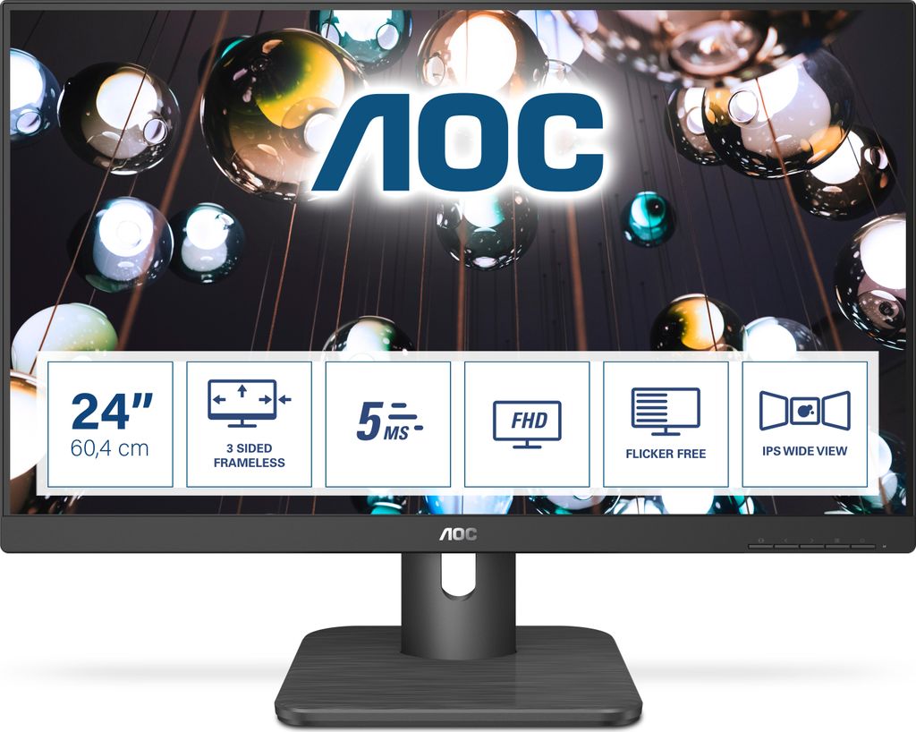 Aoc 60,5Cm (23,8") 24E1Q    16:09 Hdmi+Dp Ips  5Ms Produktbild 