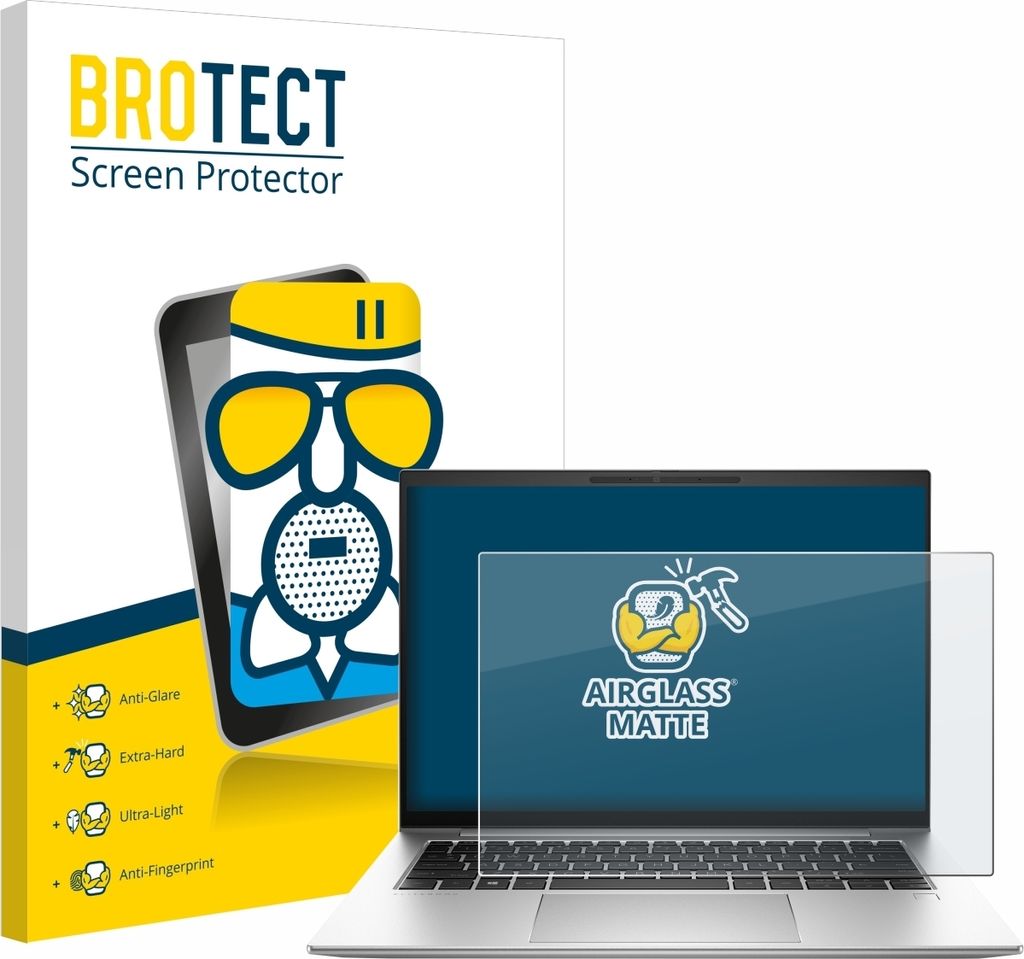 BROTECT Schutzglas für HP EliteBook 845 G10 Schutzfolie Displayschutz Display Schutz Glas Folie matt