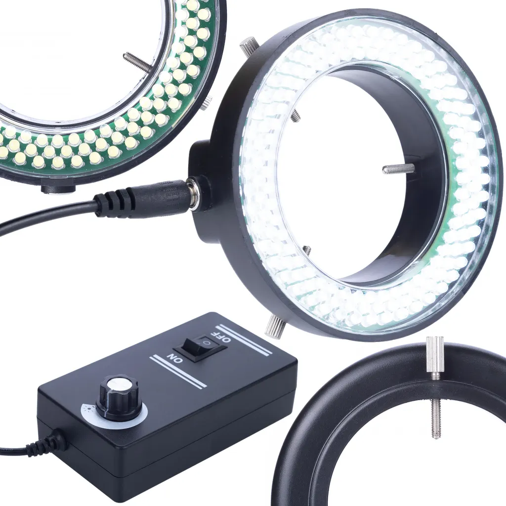 Lampe pour Microscope avec 144 LED Idéale pour Soudure et Inspection