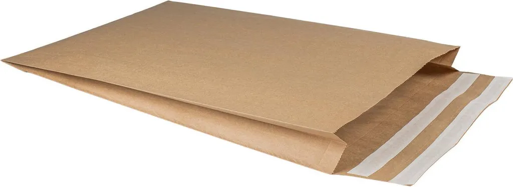 Enveloppes d'expédition à soufflets 380x480 mm fond pointu - 200 psc
