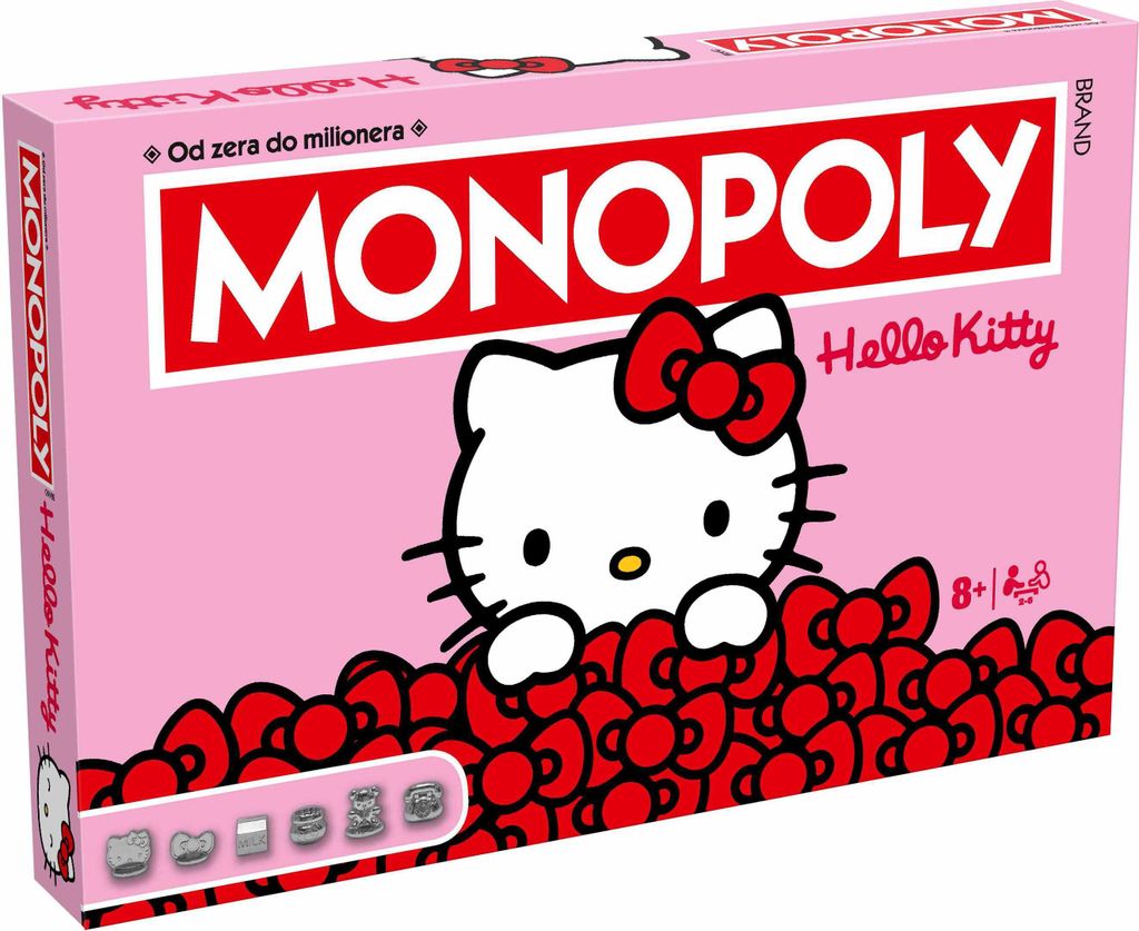 Gra Monopoly Hello Kitty planszowa dla 2-6 graczy od 8 lat