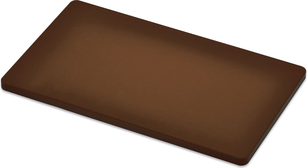 Giesser Messer Kunststoff Schneidebrett Küchenbrett Brett Farbe Braun, 50 cm