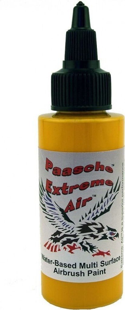 Paasche 60 ml Golden Yellow Acrylic all Surface Paint Airbrushfarbe