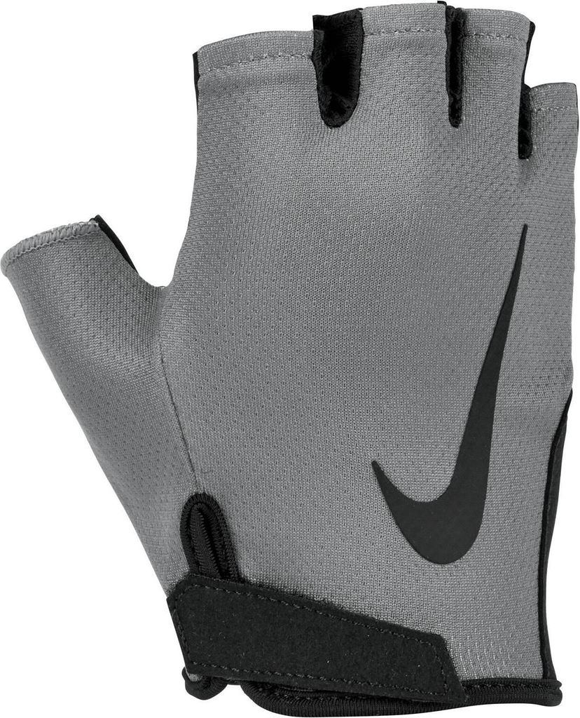 Nike - Herren 2024 - Fingerlose Handschuhe "Gym Essential", Fitness CS2180 (L) (Grau/Schwarz)