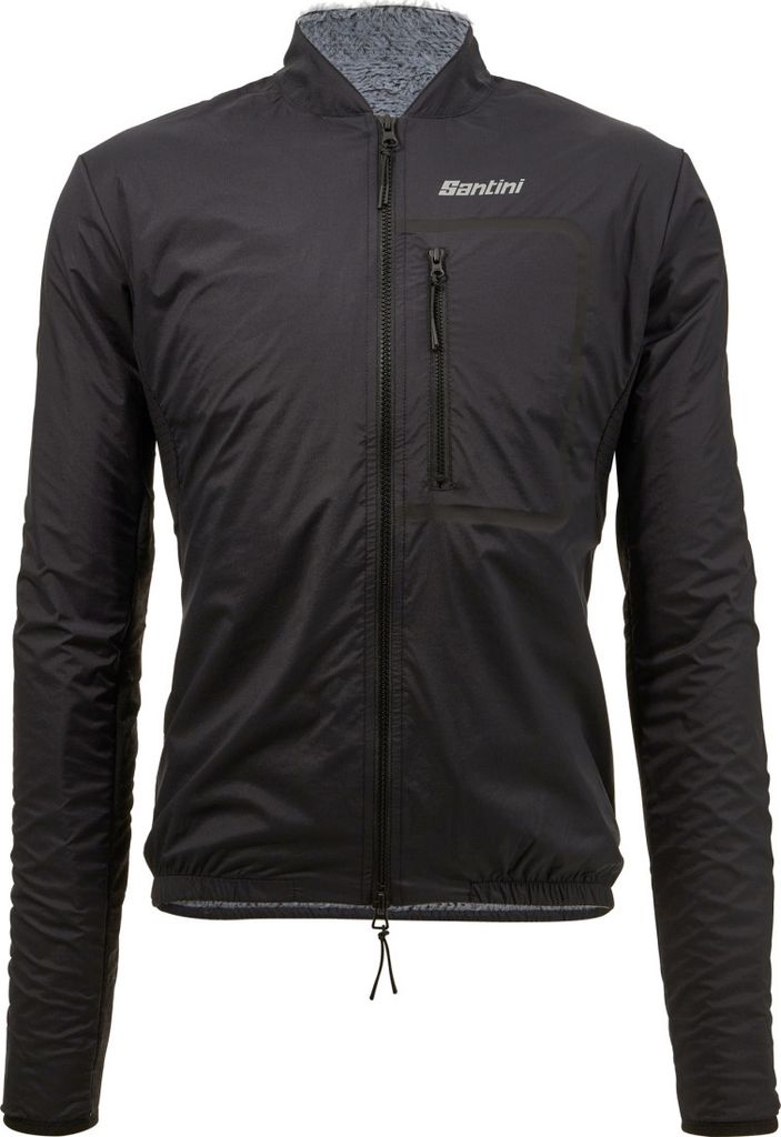 SANTINI Fahrrad-Thermojacke - ALPHA TRAIL - Schwarz M