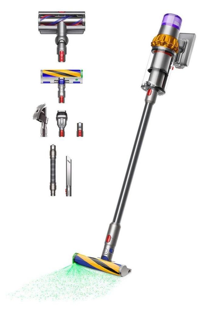 Dyson Gen5 Detect Absolute Rot/Silber/Türkis 752W Produktbild 