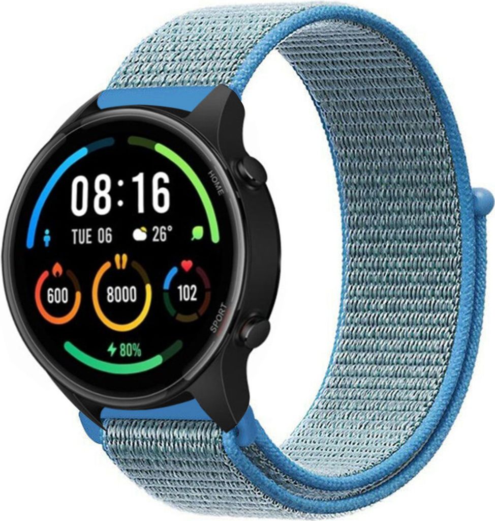 Strap-it Xiaomi Mi Watch Nylonarmband (Blau)