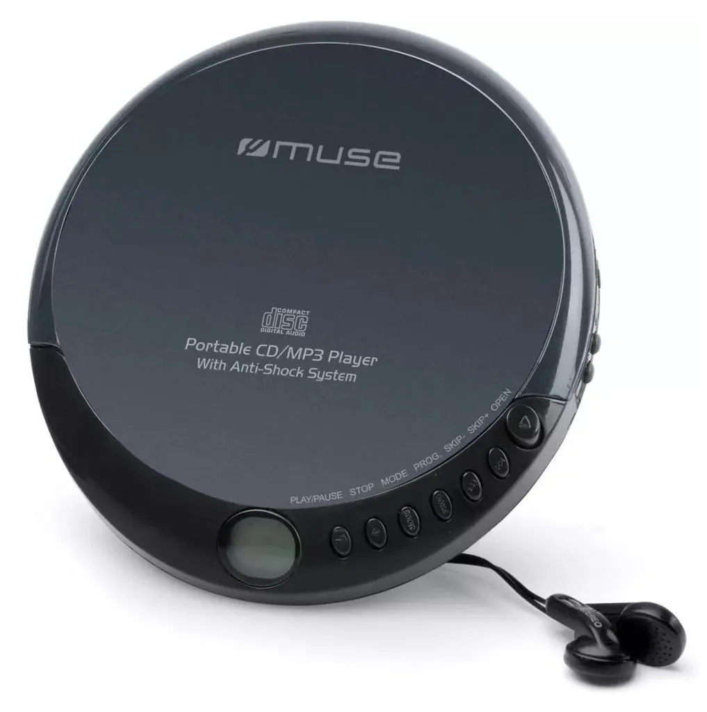 Lecteur CD Portable Anti-Choc Muse M-900 DM Compatible CD-R et MP3