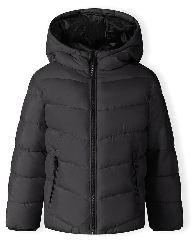 Minoti Winterjacke Jungen mit Schrägsteppung und Kapuze, Produktbild 