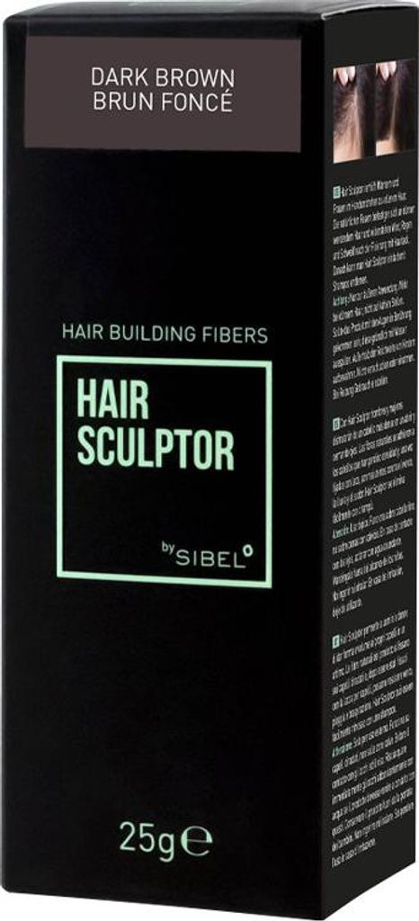 Sibel Hair Sculptor Hair Building Fibers Dark Brown 25gr - verdickende Fasern