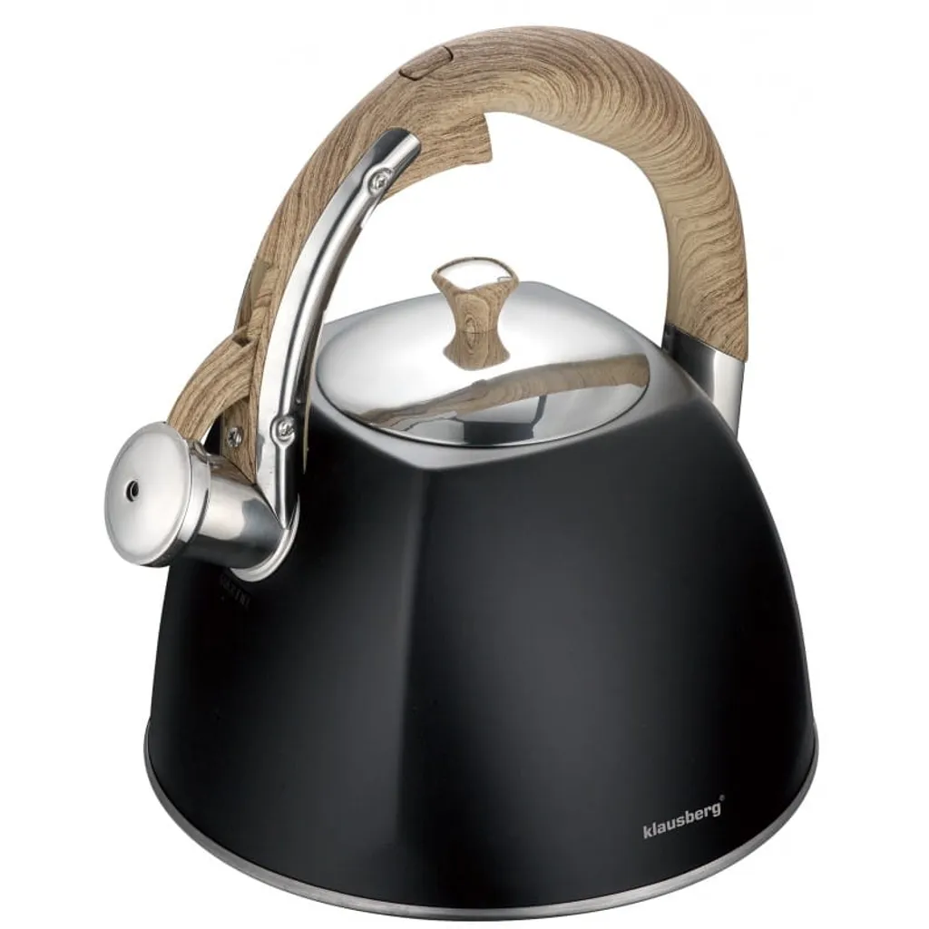 Offerta Bollitore Klausberg KB7498 3 Litri Nero Acciaio - Stock Limitatato