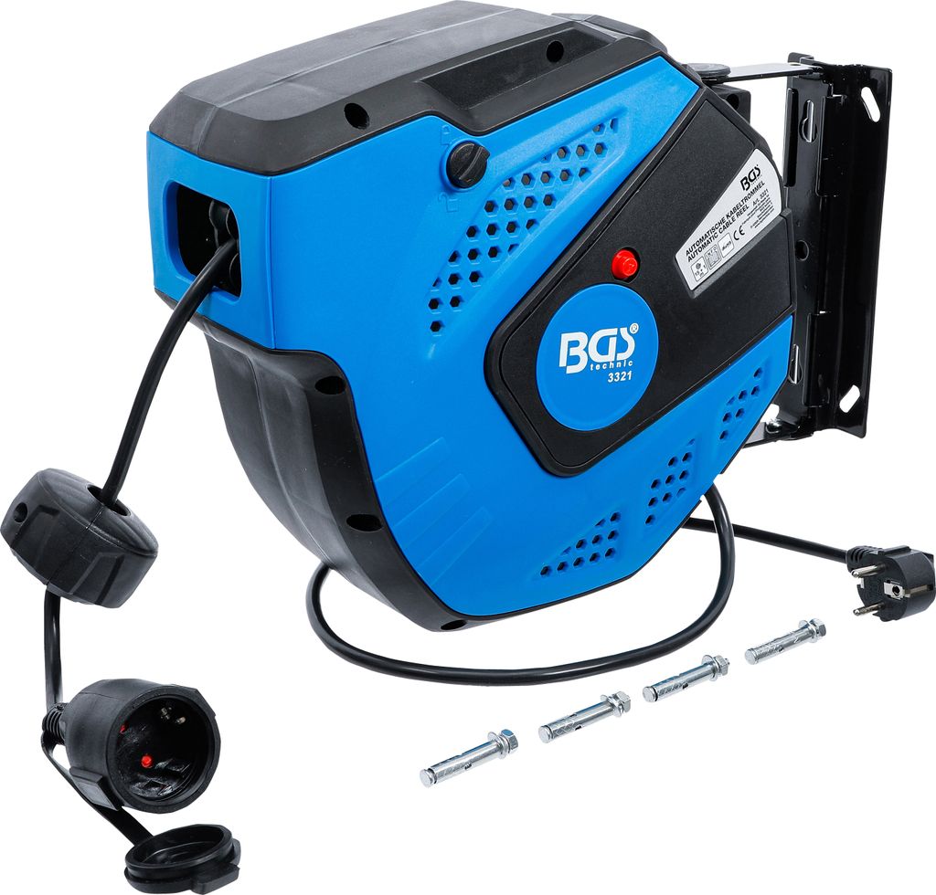 BGS Avvolgicavo automatico 15 m - 3321 Immagine del prodotto 