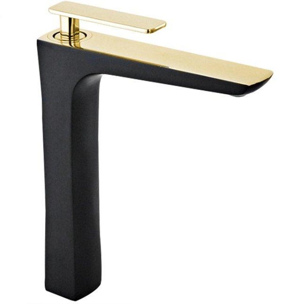 Mexen Indus miscelatore lavabo alto, nero/oro - 744610-75 Immagine del prodotto 
