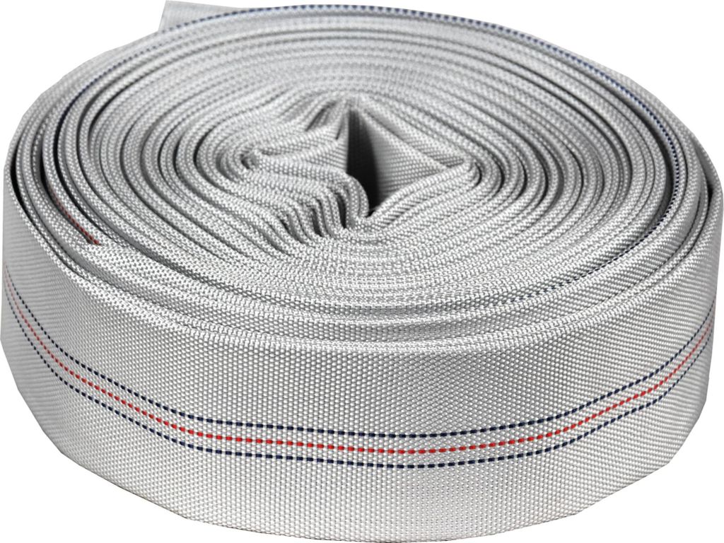 Ibo | Feuerwehrschlauch 30 m – 1" – Weiß – Hochwertig – Produktbild 