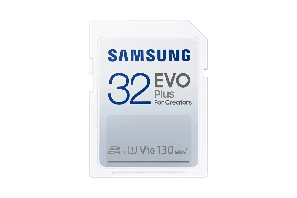 Carte mémoire SDXC Samsung EVO Plus 32 Go pour photo et vidéo Full HD