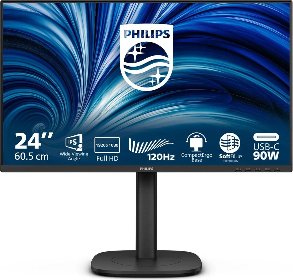 Philips 24B2U3301, LED-Monitor, (FullHD, IPS, USB-C, USB-Hub, HDMI