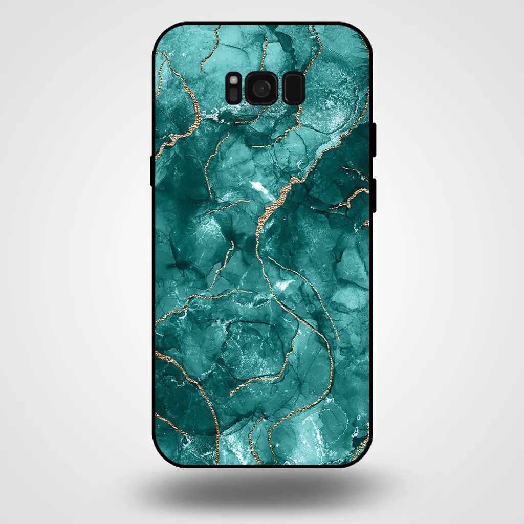 Custodia Samsung Galaxy S8 Plus Marmo Oro Verde | Smartphonica TPU