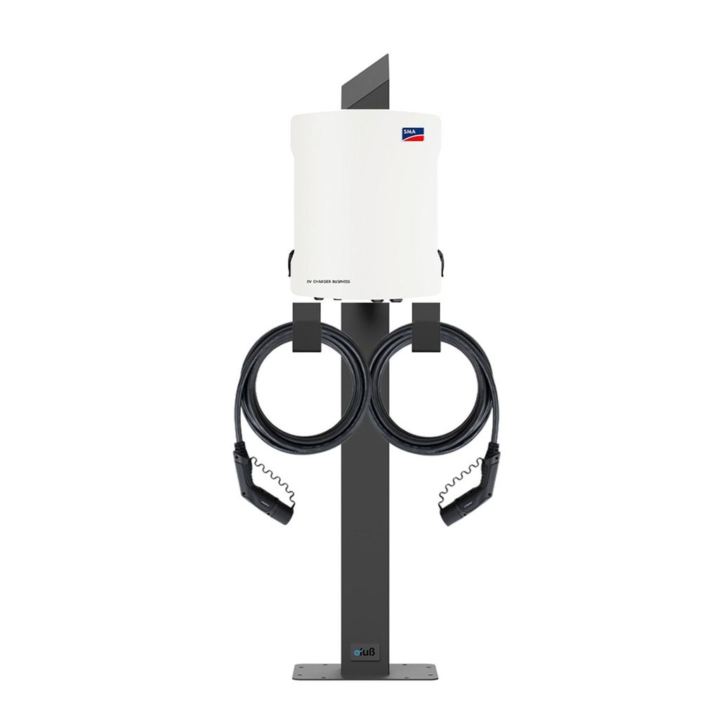 Wallbox Standfuß SMA EV Charger Business - Edelstahl Produktbild 
