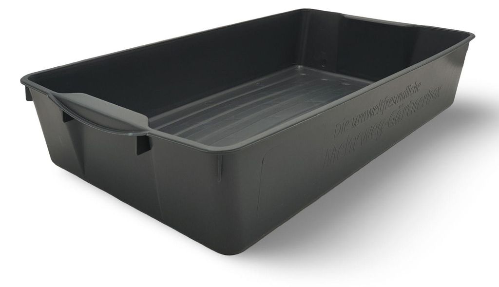 Gärtnerbox Wanne Kunststoff grau Pflanzwanne Kotwanne Produktbild 