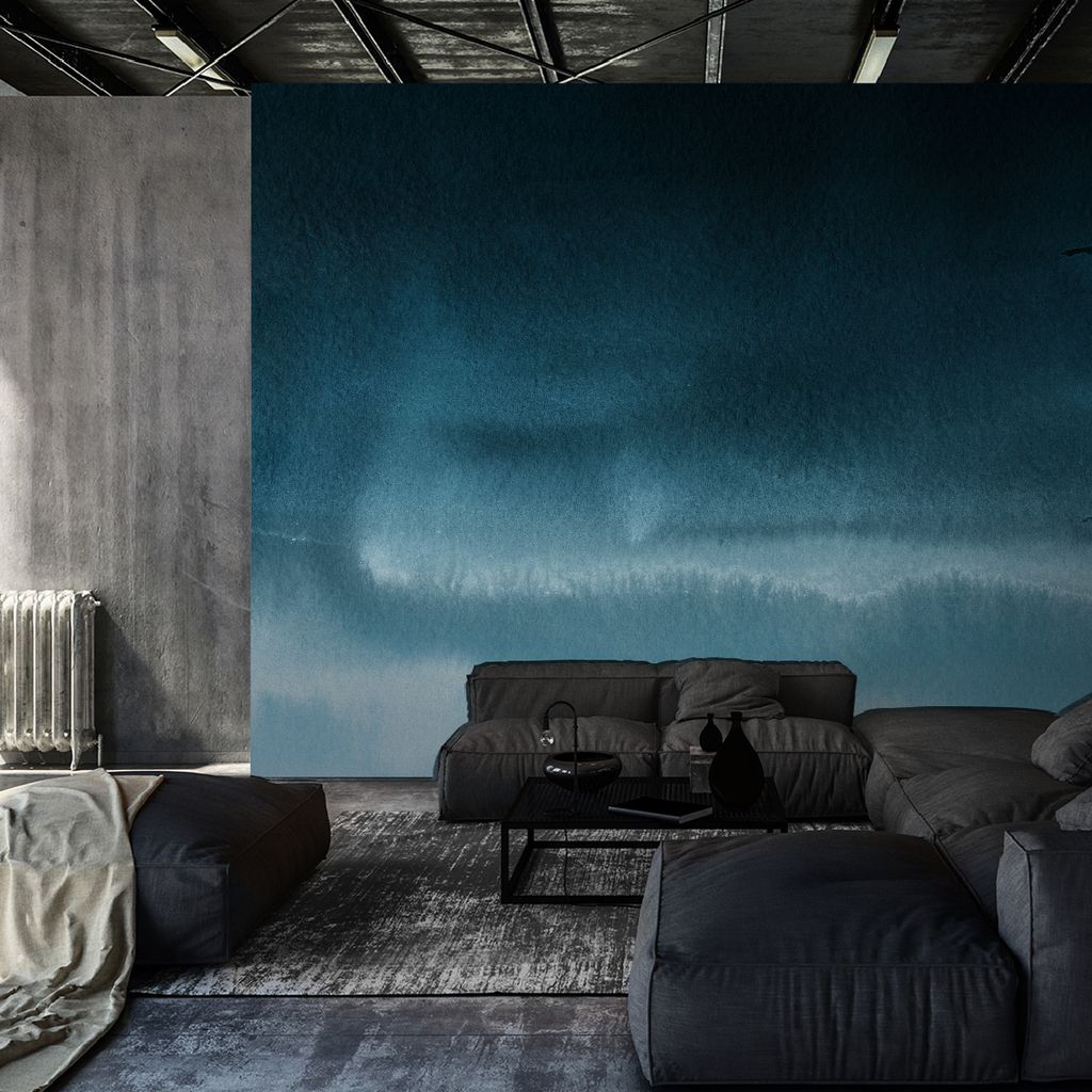 Muralo XXL Selbstklebende FOTOTAPETE ABSTRAKTES Ombre-Dekor (B) 254 cm x (H) 184 cm Tapete Wandtapete WOHNZIMMER SCHLAFZIMMER 4689