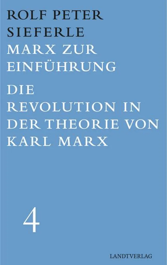 Marx zur Einführung : La Théorie de la Révolution par Karl Marx - Essai