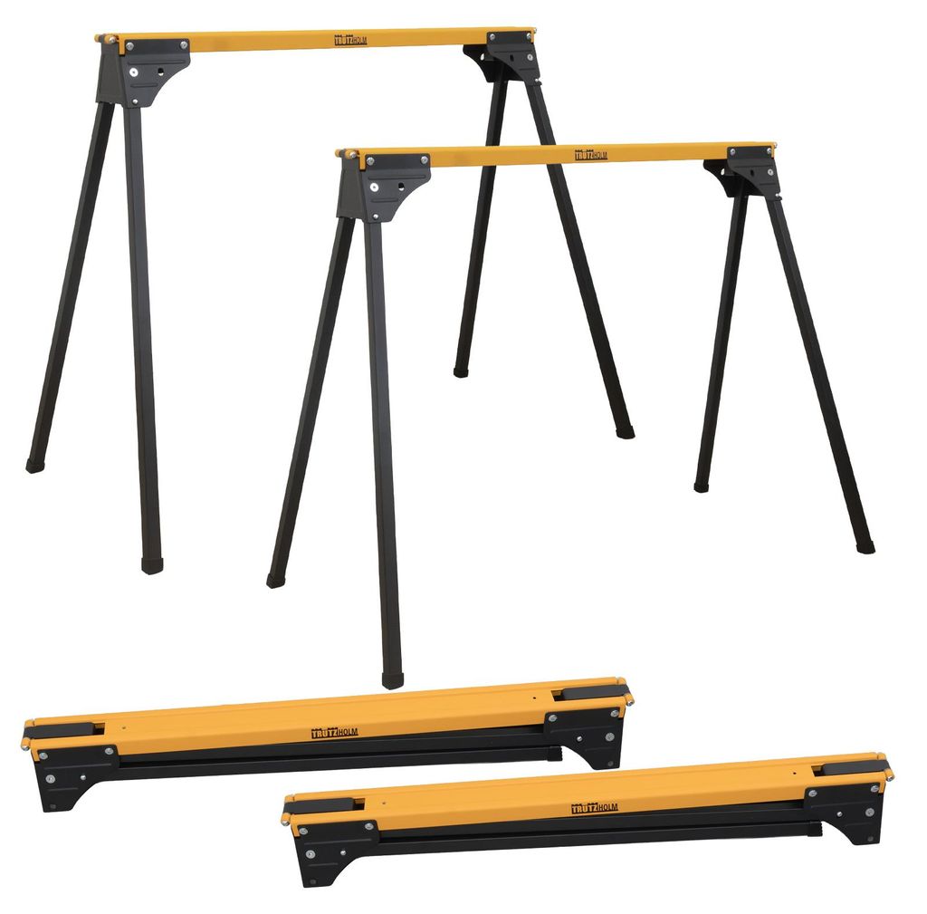 2x Arbeitsbock klappbar bis 1000 kg Stahl pulverbeschichtet Produktbild 