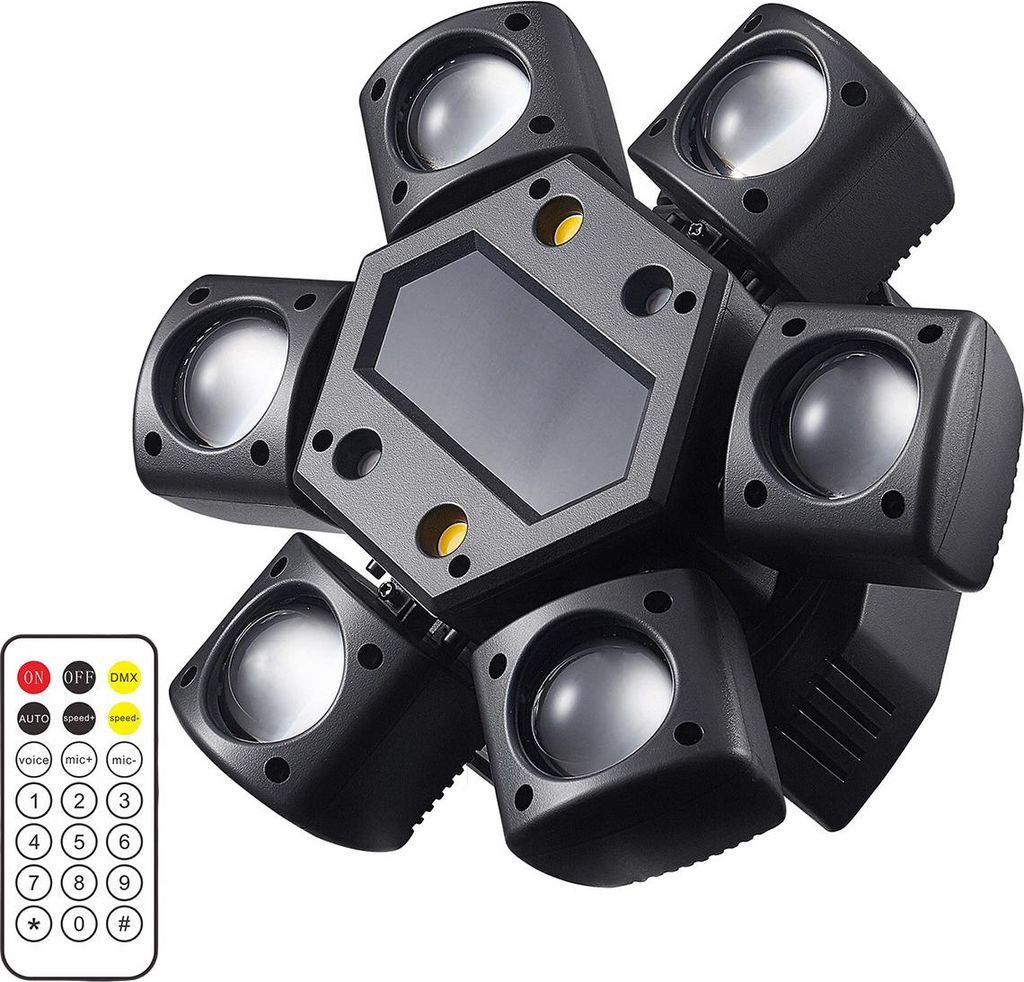 80 W tragbarer Disco-Scheinwerfer – RGB-LED-Effektlicht, Produktbild 