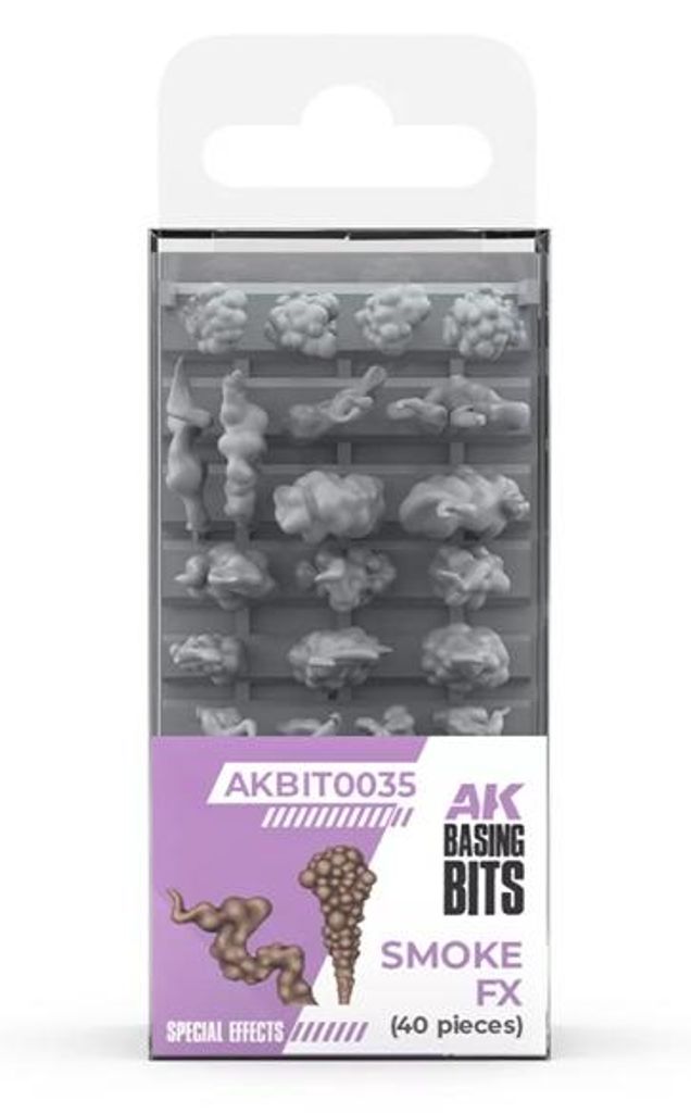 AK Interactive AKBIT0035 - Basing Bits: Special Effects - Smoke FX - Neu