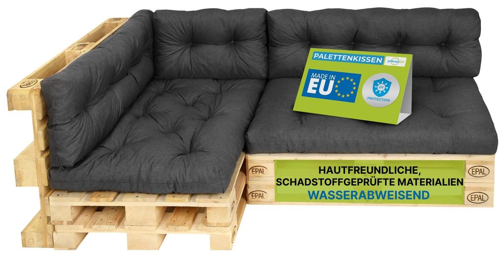 Pillows24 - Palettenkissen wasser- und UV-beständig - 6ER Produktbild 