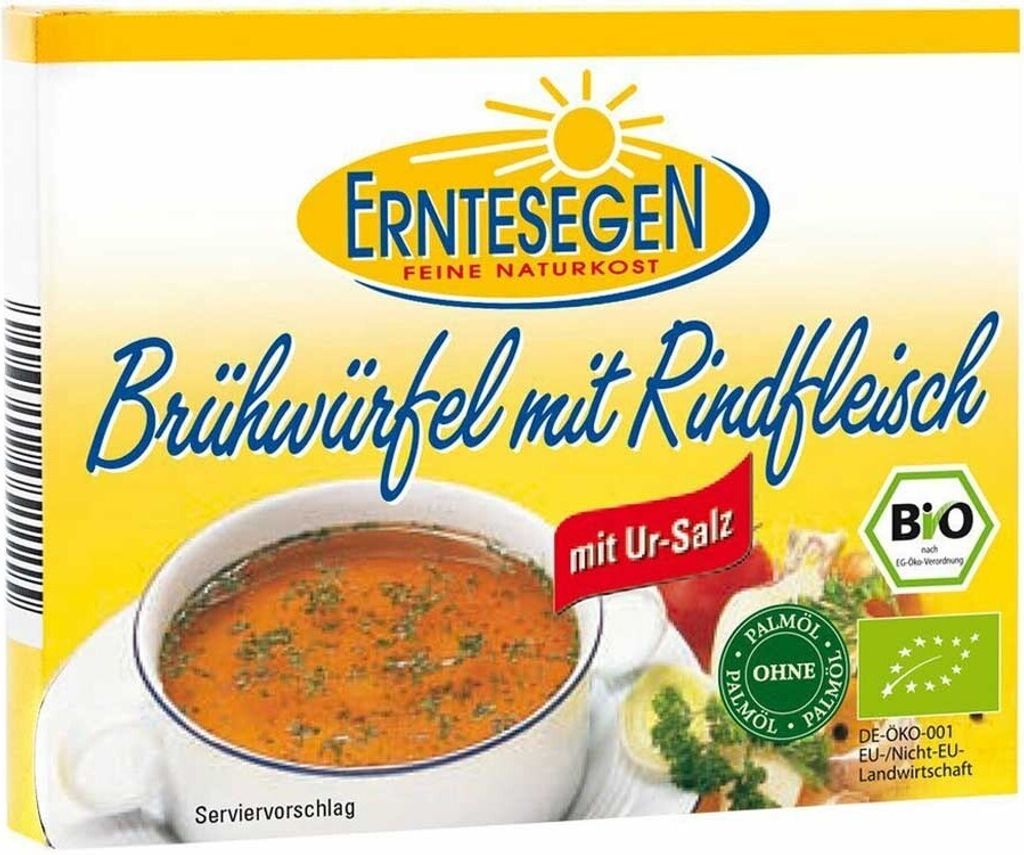 Erntesegen Brühwürfel mit Rindfleisch Produktbild 
