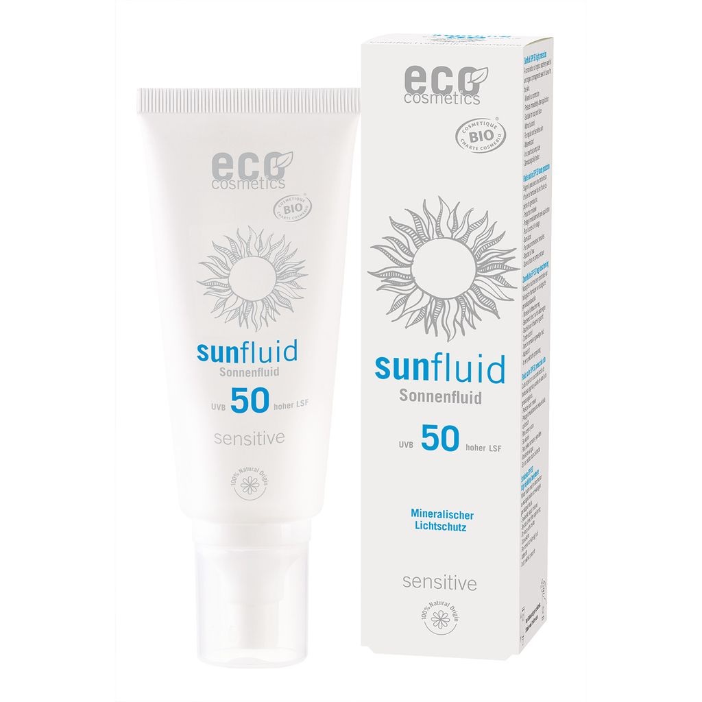 Eco cosmetics Sonnenfluid LSF 50 sensitive 100ml