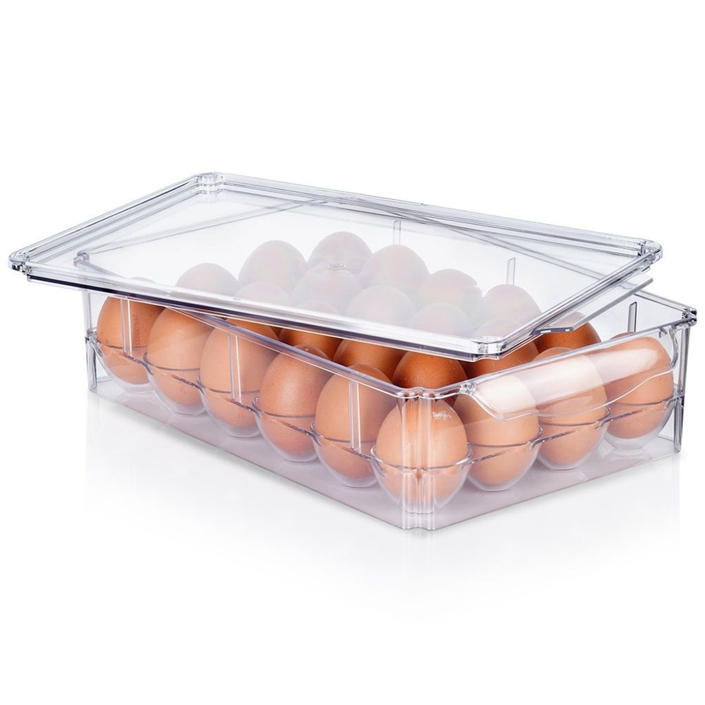 Skladování vajec s víkem - pojme 24 vajec Obrázek produktu 