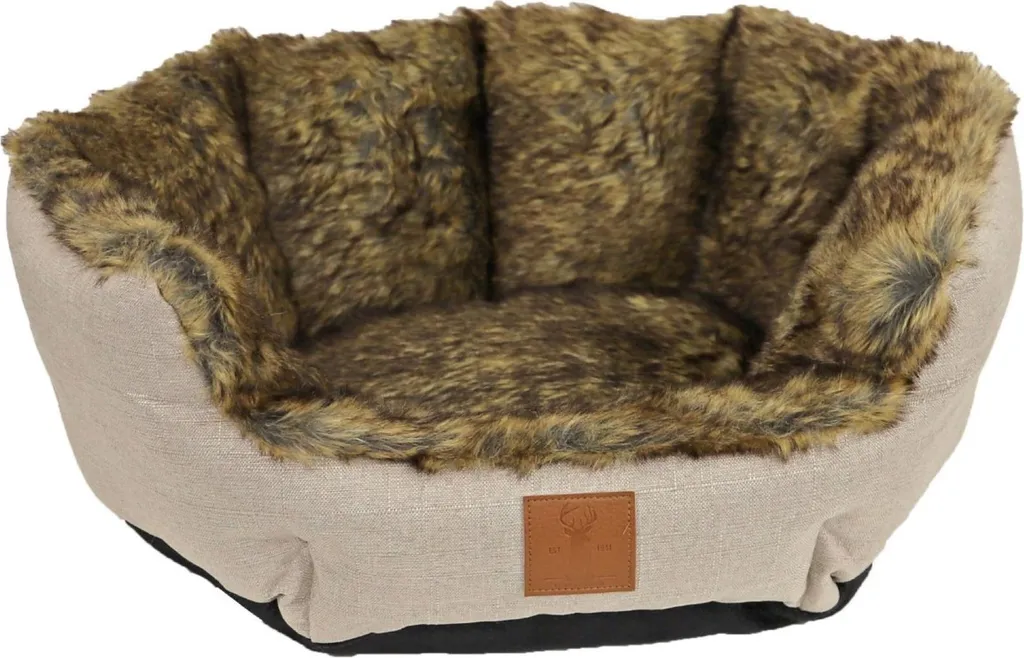 Lit Boony Est 1941 Korb Grizzly Braun 50cm : Confort et Design Chic