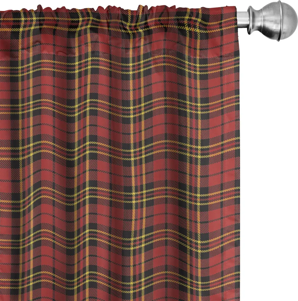 Tenda Pannello Scozzese 75x175 ABAKUHAUS - Design Tradizionale 2 Pezzi