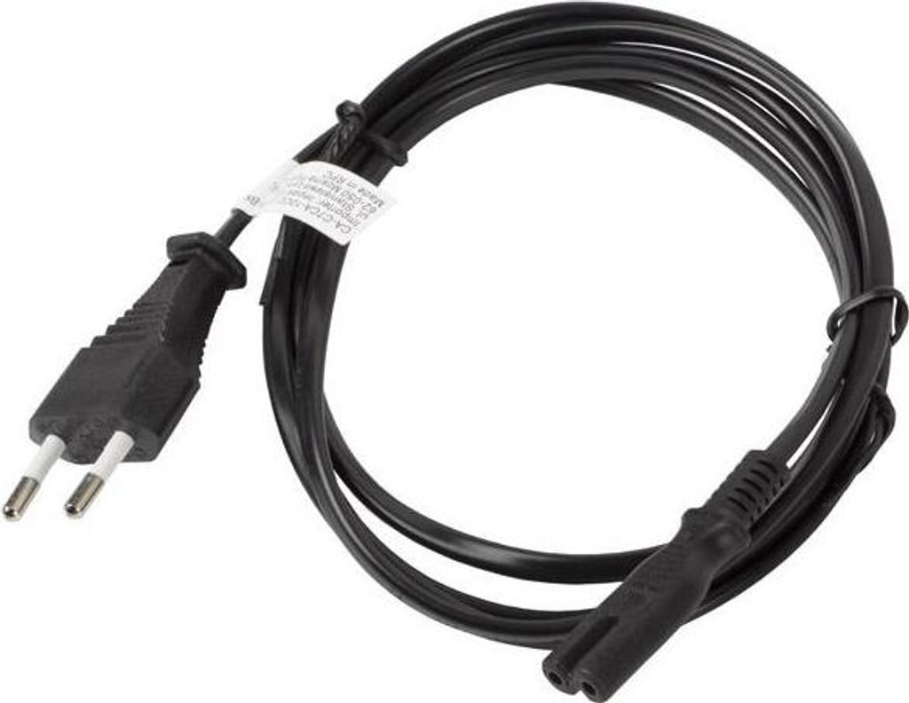 Lanberg CA-C7CA-10CC-0030-BK, 3 m, C7-Koppler, CEE7/16