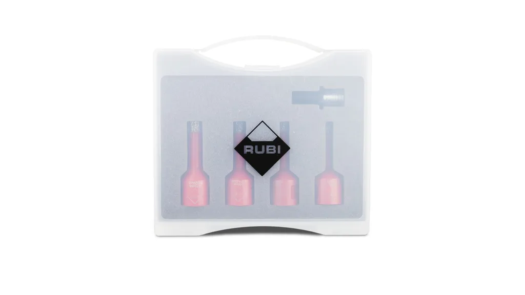 Kit perçage carrelage dur RUBI Mini Drygres 50938 - Pose accessoires - 3