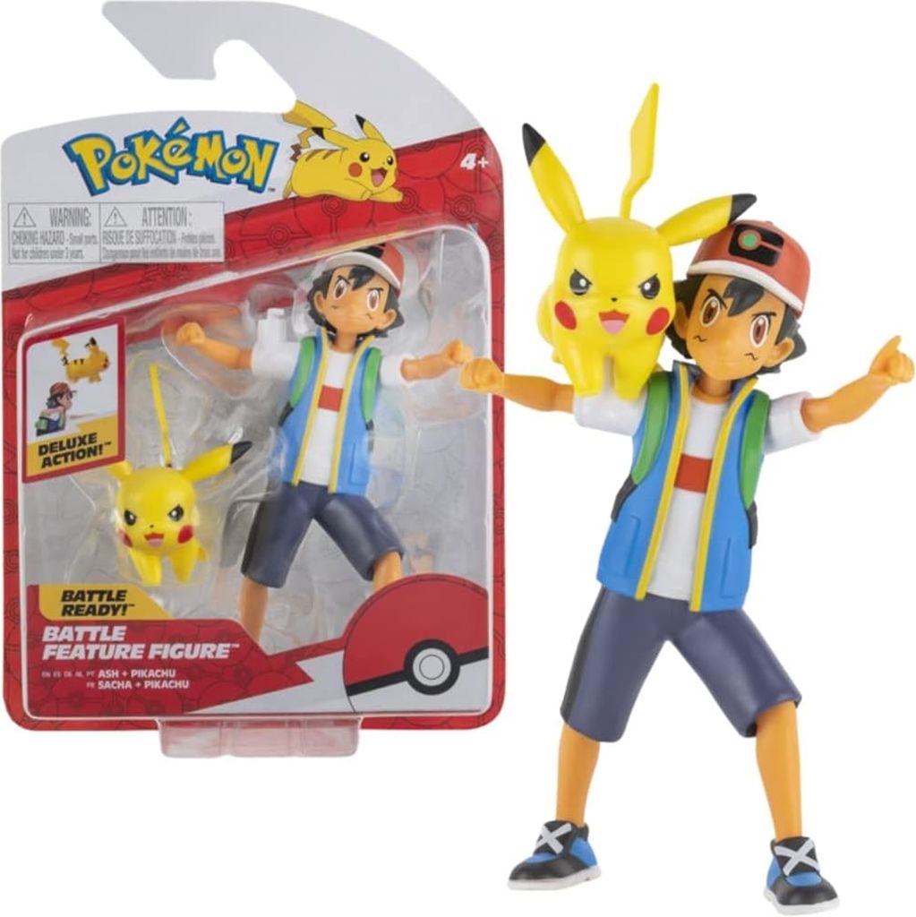 Battle Feature Figur Ash & Pikachu Produktbild 2