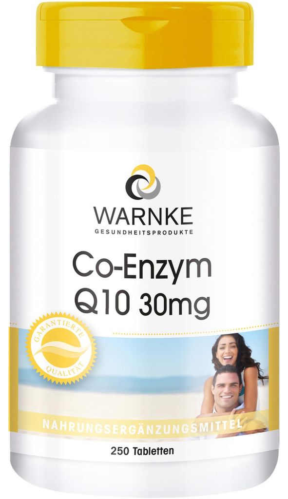 WARNKE Co-Enzym Q10 30 mg Tabletten, 250 St. Tabletten